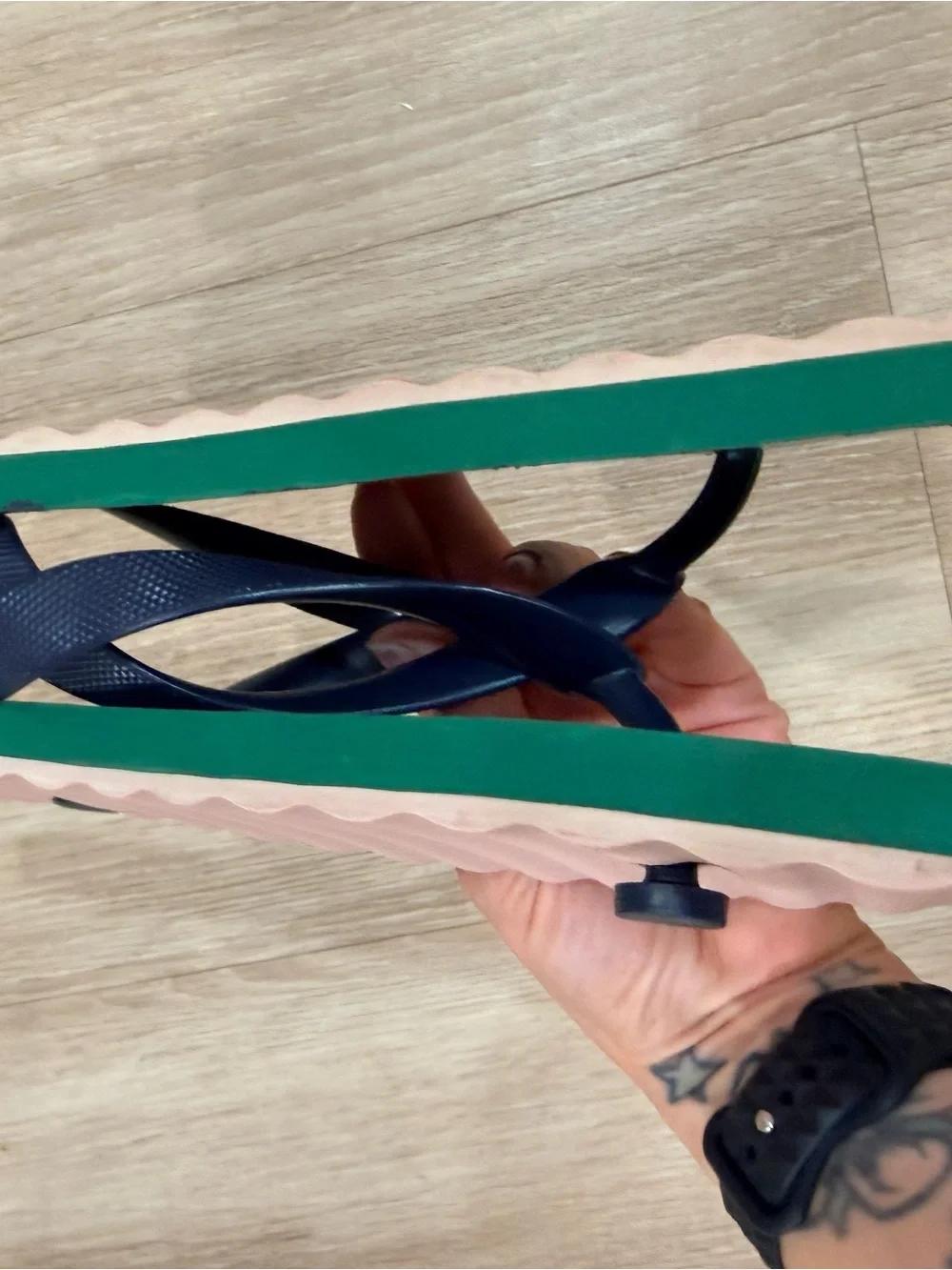 Coach Flip Flops with Watermelon Print